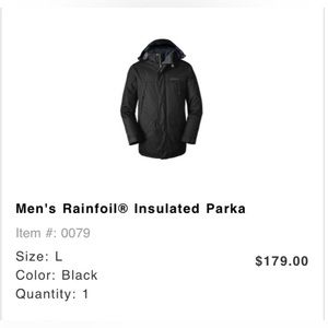 Men's Rainfoil® Insulated Parka
